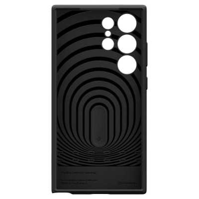 Husa pentru Samsung Galaxy S24 Ultra - Spigen Caseology Parallax - Matte Black - 5