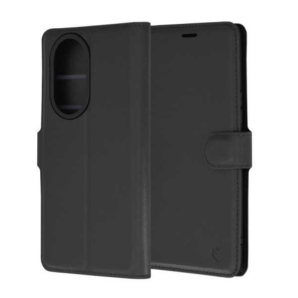 Husa pentru Honor 200 Pro, Techsuit Leather Folio, Black