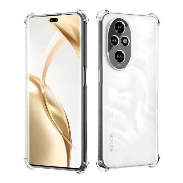 Husa pentru Honor 200 Pro, Techsuit Shockproof Clear Silicone, Clear