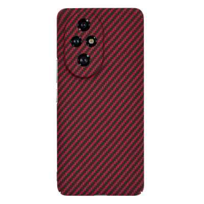 Husa pentru Honor 200 Pro, Techsuit Carbonite FiberShell, Red - 2