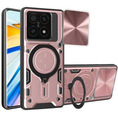 Husa pentru Xiaomi 14T Pro, Techsuit CamGuard Pro, Rose Gold - 1