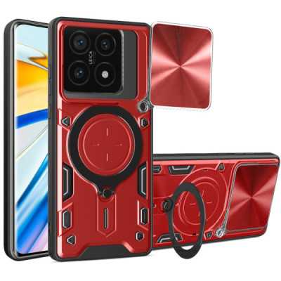 Husa pentru Xiaomi 14T Pro, Techsuit CamGuard Pro, Red - 1