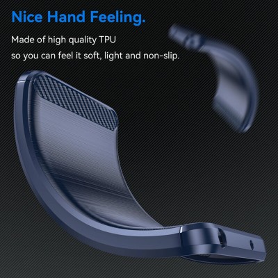 Husa Motorola Edge 50 Pro Techsuit Carbon Silicone, albastru - 5 Husa Motorola Edge 50 Pro Techsuit Carbon Silicone, albastru - 5