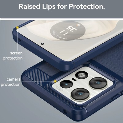 Husa Motorola Edge 50 Pro Techsuit Carbon Silicone, albastru - 4 Husa Motorola Edge 50 Pro Techsuit Carbon Silicone, albastru - 4