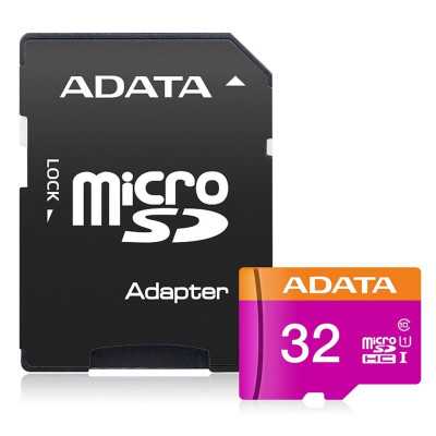 Card memorie 32GB Micro SDHC Adata, AUSDH32GUICL10-RA1 - 1