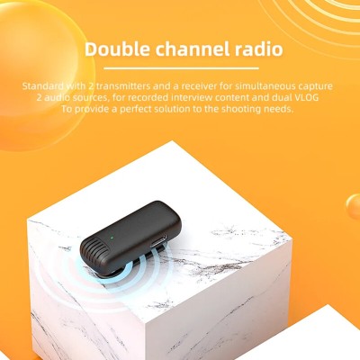 [Pachet 2x] Lavaliera wireless Lightning Techsuit LW4, negru - 4