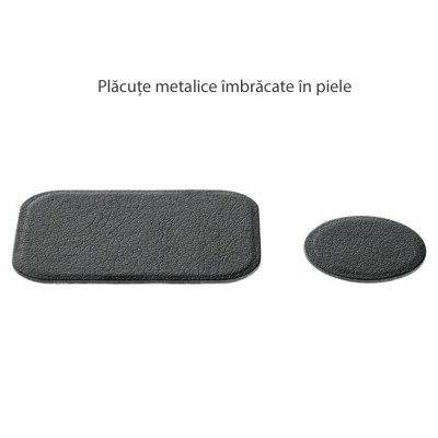 Placute Metalice pentru Telefon (set 2) - Techsuit (MP02) - negru - 6 Placute Metalice pentru Telefon (set 2) - Techsuit (MP02) - negru - 6