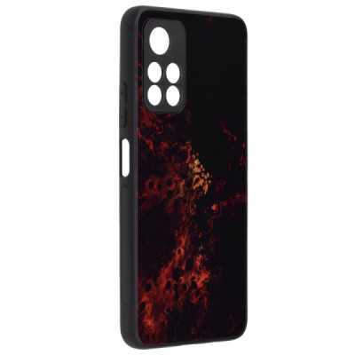 Husa pentru Xiaomi Poco M4 Pro 5G - Techsuit Glaze Series - Red Nebula - 2