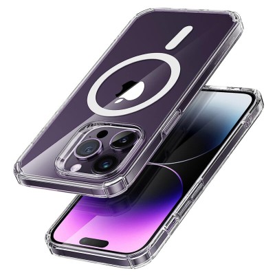 Carcasa ESR Krystec Halolock MagSafe compatibila cu iPhone 14 Pro Max Clear - 2