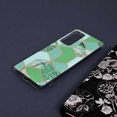 Husa pentru Xiaomi 12 / 12X - Techsuit Marble Series - Green Hex - 4