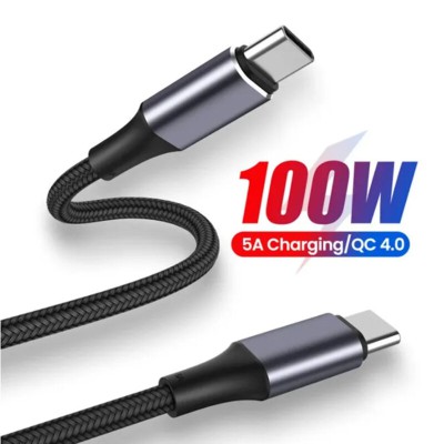 Cablu de date USB-C Super Fast Charging PD100W Techsuit PCB018, 1m - 2 Cablu de date USB-C Super Fast Charging PD100W Techsuit PCB018, 1m - 2