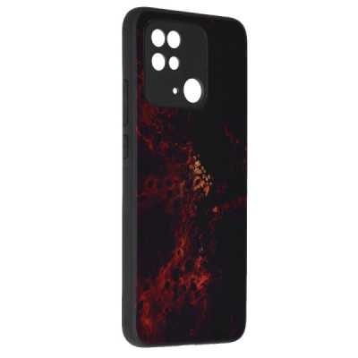 Husa pentru Xiaomi Redmi 10C - Techsuit Glaze Series - Red Nebula - 5