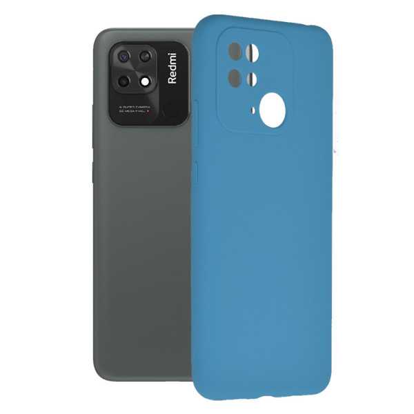 Husa pentru Xiaomi Redmi 10C - Techsuit Soft Edge Silicone - Denim Blue