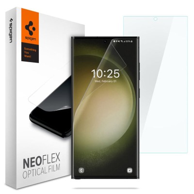 Set 2 folii protectie TPU Case friendly Spigen Neo Flex compatibil cu Samsung Galaxy S23 Ultra - 5