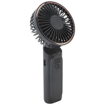 Ventilator de mana portabil premium Type-C Techsuit M12, negru - 4 Ventilator de mana portabil premium Type-C Techsuit M12, negru - 4