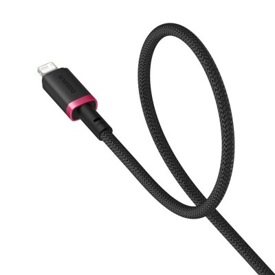 Cablu incarcare iPhone 2.4A Baseus Dura, 1m, rosu, P10377801U01-01 - 4 Cablu incarcare iPhone 2.4A Baseus Dura, 1m, rosu, P10377801U01-01 - 4
