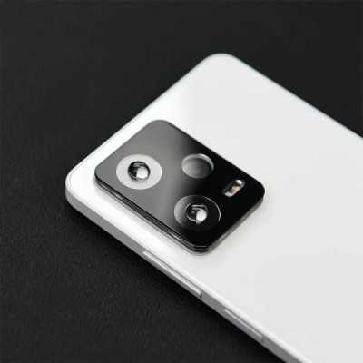 Folie Camera pentru Xiaomi Redmi Note 12 5G / Poco X5 - Techsuit Full Camera Glass - Black - 4