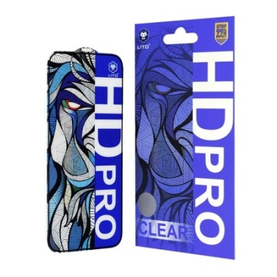 Folie sticla iPhone 15 Pro Max Lito HD Pro Clear, negru - 1 Folie sticla iPhone 15 Pro Max Lito HD Pro Clear, negru - 1