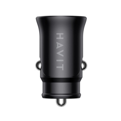 Incarcator auto bricheta PD20W Havit CC2022, negru - 2 Incarcator auto bricheta PD20W Havit CC2022, negru - 2
