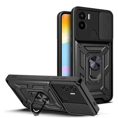 Husa pentru Xiaomi Redmi A1+ / A2+ - Techsuit CamShield Series - Black - 1