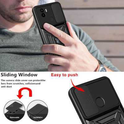 Husa pentru Xiaomi Redmi A1+ / A2+ - Techsuit CamShield Series - Black - 4