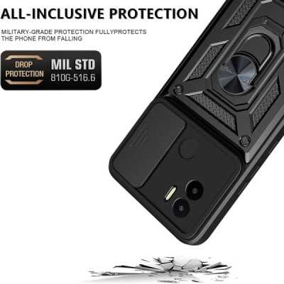 Husa pentru Xiaomi Redmi A1+ / A2+ - Techsuit CamShield Series - Black - 5