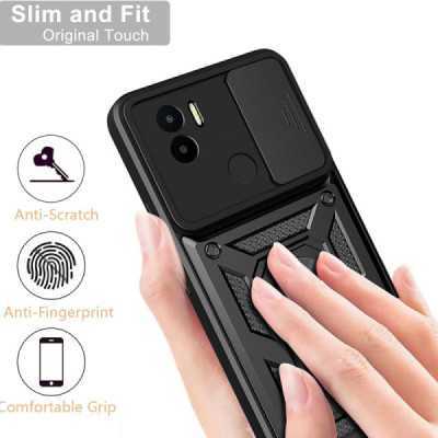 Husa pentru Xiaomi Redmi A1+ / A2+ - Techsuit CamShield Series - Black - 6