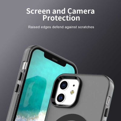 Husa iPhone 12 Pro Techsuit CandyCase MagSafe, negru - 1 Husa iPhone 12 Pro Techsuit CandyCase MagSafe, negru - 1