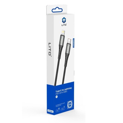 Cablu date Type-C, Lightning Fast Charge, 27W, 1m Lito LD08CL - 2 Cablu date Type-C, Lightning Fast Charge, 27W, 1m Lito LD08CL - 2