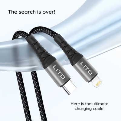 Cablu date Type-C, Lightning Fast Charge, 27W, 1m Lito LD08CL - 6 Cablu date Type-C, Lightning Fast Charge, 27W, 1m Lito LD08CL - 6