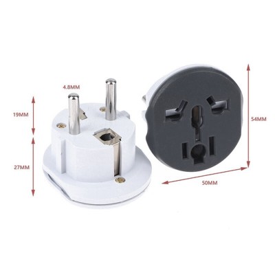 Adaptor priza universal pentru calatorie Techsuit, gri, C529 - 1 Adaptor priza universal pentru calatorie Techsuit, gri, C529 - 1