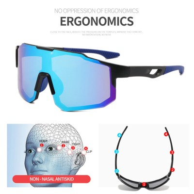 Ochelari supradimensionati sport Techsuit 9337, albastru - 4