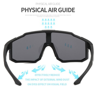 Ochelari supradimensionati sport Techsuit 9337, albastru - 5