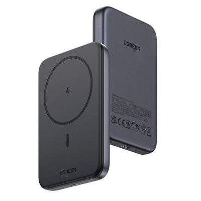 Baterie externa MagSafe wireless 10000mAh Ugreen, gri, 25919 - 3