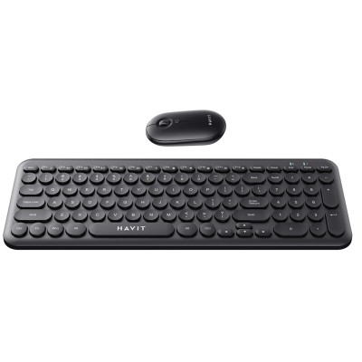 Kit tastatura si mouse wireless 2.4GHz Havit KB254GCM, negru - 4