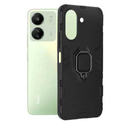 Husa pentru Xiaomi Redmi 13C 4G / Poco C65 - Techsuit Silicone Shield - Black - 1