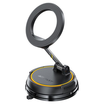 Suport telefon auto magnetic 360° Acefast D55, max 6.9", negru - 1 Suport telefon auto magnetic 360° Acefast D55, max 6.9", negru - 1