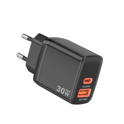 Incarcator priza Type-C, USB, 30W Techsuit CH1, negru - 4