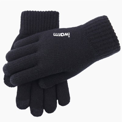 Manusi touchscreen unisex iWarm, negru, ST0005 - 2
