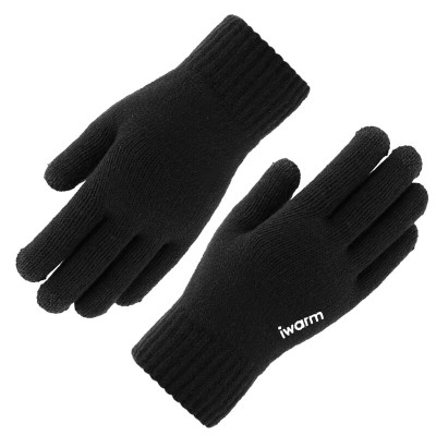 Manusi touchscreen unisex iWarm, negru, ST0005 - 3