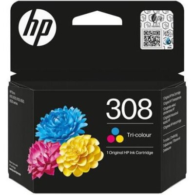 Cartus imprimanta inkjet HP 308, tri-color, 120 pagini - 1