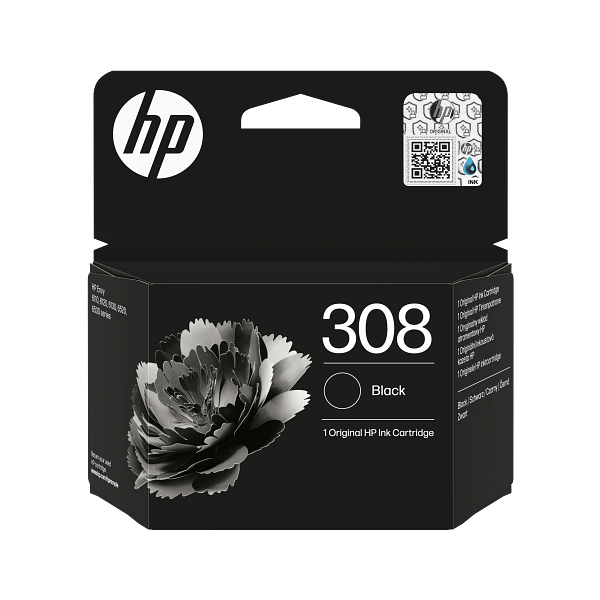 Cartus imprimanta inkjet HP 308, negru, 160 pagini
