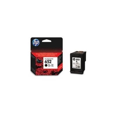 Cartus original HP 652 negru F6V25AE - 1