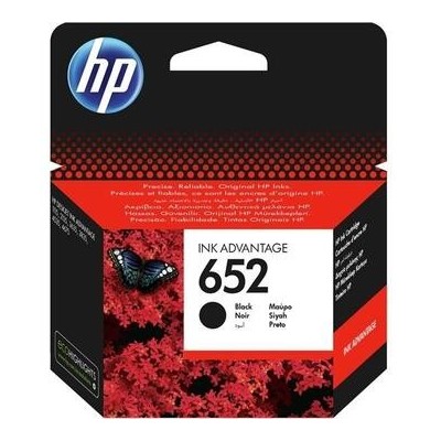 Cartus original HP 652 negru F6V25AE - 2