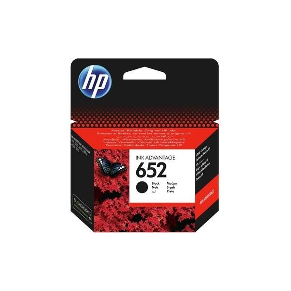 Cartus original HP 652 negru F6V25AE