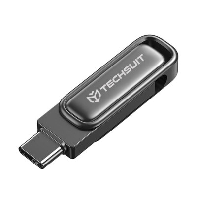 Stick Type-C 256GB, USB 3.2 FlashDrive Techsuit, THSM34, gri - 3