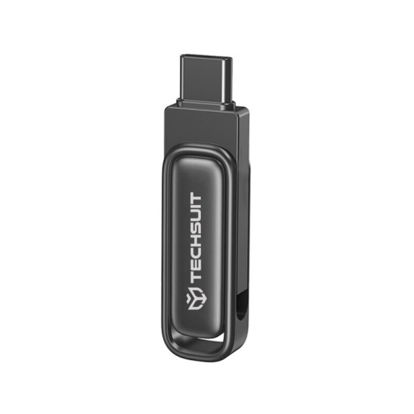 Stick Type-C 32GB, USB 3.2 FlashDrive Techsuit, THSM33, gri