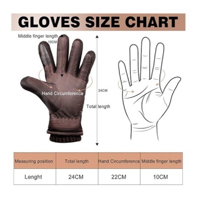 Manusi pentru Barbati, Marime Universala, Techsuit (OG101), maro