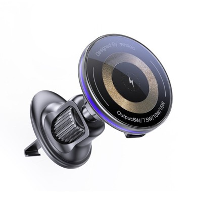 Suport auto magnetic grila, cu lumini, 15W, Type-C Yesido C308 - 1