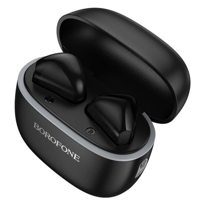 Casti in-ear Bluetooth, TWS, Borofone Sound, FQ11, negru - 1